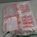 IceTopper Plus Ice Cube Tray with 2 Attached Lids - Easy Release Ice Cube Molds, 16 Cubes per Tray, Stackable & Dishwasher Safe, 100% Food Grade Materials, BPA Free & Recyclable