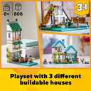 LEGO Creator 3 in 1 Cozy House Building Toys - Toy Figures & Pretend Play Playsets for Boys & Girls, Ages 8+ - 3 Building Options - Gift for Birthdays - 31139