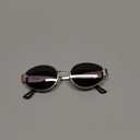 livho 2025 Trendy Oval Sunglasses - Stylish Polarized Shades for Everyday - Retro Metal Frames