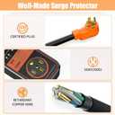 MILLIONHOME RV Surge Protector 50 Amp, Voltage Protection RV Power Surge Protectors Waterproof, RV Adapter Plug for Camper, Circuit Analyzer for Travel Trailers