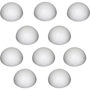4 inch About 10.2 cm White Styrofoam Ball Foam Balls Craft Ball Foam Balls DIY Art Deco and Home Craft Project 6PCS (10)