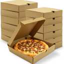 40 Pack Pizza Boxes, 7"  7"  1.6" Small Corrugated Cardboard Pizza Box, Takeout Containers for Cake, Cookies, Food, Packing, Shipping