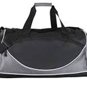 Travel Duffel Bags, 4-Pack – Lightweight Polyester Carry-On Air Travel Bags, Black, 21” x 9” x 10”