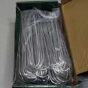 U Shaped Garden Stakes 6 Inch 120 Pack Drip Irrigation Stakes Galvanized Landscape Garden Staples Hose Stakes for Soaker Hose Drip Line Irrigation Tubing Tube, Lawn Ground and Weed Barriers