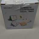 Secura 60-Minute Visual Timer, Classroom Timer, Countdown Timer for Kids and Adults, Time Management Tool for Teaching (Orang)