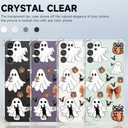 2 x Clear Halloween Phone Case for Samsung S23 FE,Pumpkin Bow Pattern Cover Soft Bumper Protective Cute Boys Girls Phone Case for Samsung S23 FE-Pumpkin Bow