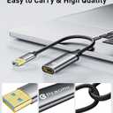 Reborn USB to HDMI Adapter, 1080P@60Hz USB 3.0 Male to HDMI Female Multi-Display Cable Converter Suitable for Macos Windows 7/8/10/11 - Driver Installation is Required