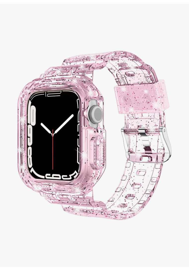 Tensea Compatible for Apple Watch Band 38mm 40mm 41mm 42mm 44mm 45mm 46mm 49mm for Women Men, Cute Soft Strap with Bumper Case, Wristband Accessories for iWatch Ultra Series 10 9 8 7 SE 6 5 4 3 2 1