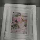 PHAREGE 5x7 White Vintage Picture Frame, 5 by 7 Ornate Antique Picture Frame for Wedding, Retro Photo Frame Displays Horizontally or Vertically On Tabletop