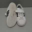 Adidas Unisex-Kids Streetalk Elastic Lace, White/Black/Black, 2.5