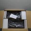 18" Outdoor Wall Light Fixtures Waterproofed Exterior Lantern W/Sturdy Rectangular Double Cage In Old Rust &Clear Tempered Glass,Sconce Mounted For House Patio,Front door,Porch,Garage Lighting 2Pack