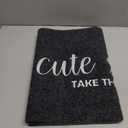 Welcome Mats for Front Door Mats Cute Shoes Take Them Off for Home Entrance with Rubber Backing Mats Heavy Duty Entryway Doormat for Floor Laundry Rooms Mudrooms Garage 47 x 18 Grey