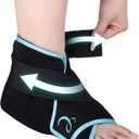 Comfytemp Ankle Ice Pack Wrap for Plantar Fasciitis Relief, FSA Eligible HSA, Foot Support Brace for Sprain, Achilles Tendonitis, Heel Spur, Swelling, Hot Cold Compress Sleeve, Get Well Gift - 1 Pack