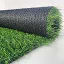 Artificial Grass Rug 1 ft x 3 ft, Synthetic Fake Grass Turf Mat for Party Wedding Garden Home Decor, 0.8" Pile Height