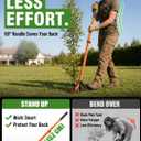 0"-2.2" Stump Remover Tool, 3-Mins Quick Removal Sapling Puller Tool, 60" High-Leverage Labor-Saving Tree Puller, Foldable Storage Tree Stump Remover, Manual Sapling Puller for Woody Shrubs In Yard