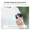 K&F Concept Magnetic Action Camera Chest Mount for GoPro Hero 13/12/11/10/9 Balck, DJI Osmo Action 5 Pro/4/3/2 and More Action Camera, POV Neck Mount with Adjustable Neck Strap Lanyards