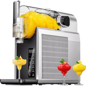 Slushie Machine, EASTPUS 68oz No Ice Needed, Frozen Drink & Soft Serve Maker, Rapid Freeze, 6 Presets, Self-Cleaning  For Slushies, Margaritas, Smoothies, Milkshakes, Frapps & More (2025 Version)
