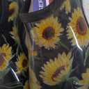Sloggers Original Waterproof Rain and Garden Shoe for Women– Outdoor Slip-On Garden Clog - Made in The USA with Premium Comfort Insole and Arch Support - Sunflower Print Black, Size: 7