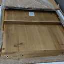 Farmhouse Coffee Table,Solid Wood Center Tables with Storage Shelves & Sturdy A-Shaped Legs, Modern Rustic 2-Tier Rectangular Table for Living Room and Office, Natural