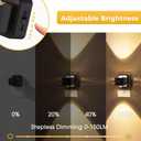 L LOHAS LED Night Light Projector, Night Lights Plug into Wall, Dusk to Dawn Sensor, 180Rotating Nightlight for Kids, 0-150LM Dimmable Soft White Ambient Lighting for Bathroom, Decor, Gifts, 2 Pack