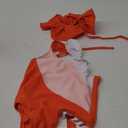 Toddler Bathing Suit with Hat Baby Girl Color Block Summer Sleeveless Swimsuit Kids Beach Swimwear 2-3 Y