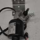 3/8" D Shaft 12V DC Reversible Electric Gear Motor 50 RPM with Toggle Switch Wire Kits L Bracket Forward and Reverse Motor Replaces PN01007-38