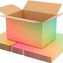 10x7x6 Shipping Boxes Medium Set of 30, Gradient Corrugated Cardboard Box, Mailing Boxes for Packaging Small Business