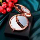 ACCOLIAMBER Boo Basket Stuffers for Women Her Compact Mirror for Women Girlfriend Halloween Party Supplies Spooky Basket Stuffers Anniversary for Wife Christmas Stocking Stuffers Valentines