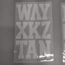 SEI Sport Letter Transfers 3in 4 Sheets/Pkg White