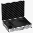 Starlink Mini Case, Aluminum Alloy Travel Suticase with Precision Form for Starlink Mini Dish, Kickstand, Pipe Adapter and Accessories