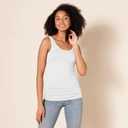 Amazon Essentials Women's Slim-Fit Scoop Neck Tank Top, Pack of 2 (White, XXXL)