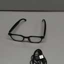 Ai Smart Glasses for Men&Women|Real-Time Translation|Hall-Effect Sensing|UV Protection Bluetooth Sunglasses|Travel/Drive/Busniess/Daily(Black Frame Transparent Lens)