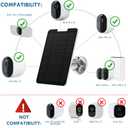 4W Solar Panel Charging Compatible with Arlo Pro 3/Arlo Pro4/Arlo Ultra/Arlo Ultra 2/Arlo Pro 3 Floodlight, with 13.1ft Waterproof Charging Cable, IP65 Weatherproof,Includes 360Adjustable Wall Mount