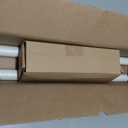 TVWOO White Decorative Farmhouse Curtain Rod:18-45"Adjustable Heavy Duty Single Window Curtain Rod for Bedroom Living Room,Antique White Boho Rustic Drapery Rods with Vintage Twist Finial Easy Install