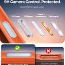 TORRAS for iPhone 17 Pro Case with Stand, Fit for MagSafe, 4X Military Drop Protection, Camera Control Button, Slim Soft Edge Phone Case for iPhone 17 Pro, Translucent Matte Cover 6.3", Cosmic Orange