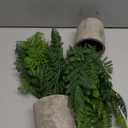 FAVOWREATH 2 Pack Small Fake Plants Potted Artificial Plants Indoor for Home Decor Office Room Farmhouse Indoor Table Bathroom Decor (Green)