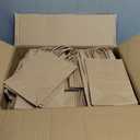 FACEBAG 120-Pack Brown Kraft Paper Bags with Handles Bulk,3 Assorted Sizes Gift Bags for Favors Grocery,Retail,Party,Birthday,Shopping,Business,Craft Merchandise Take Out Sacks