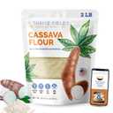 THRIVE FIELDS Cassava Flour - All-Purpose Yuca Root Flour for Baking - Grain and Nut Free, Non GMO - Great for Tortillas, Pancakes, Pasta, Cooking & More - 2 lb Bag (32 Ounce (Pack of 1))