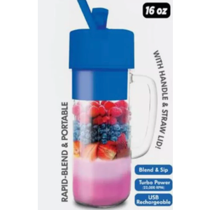 Better Blender Turbo Power USB Rechargeable 16 Oz