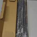 Anovo Flag Pole Kit- Upgraded Holder, Stainless Steel 5 FT Flag Poles with1 Inch Metal 360 Rotating Flag Pole Rings Two-Position Flag Pole Bracket Mounting for Outside House Porch (5 FT-Black)