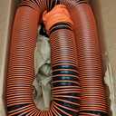Camco RhinoEXTREME 10-Foot Camper & RV Sewer Hose Kit - Crush Resistant TPE Technology - Pre-Attached Rhino Swivel Fittings for Secure Connection - RV Heavy Duty Sewer Hose for RV Toilet (39854)