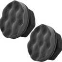 IPELY 2 Pack Large Tire Shine Applicator Pad, Durable and Reusable Hex-Grip Tire Dressing Applicator Pad for Applying Tire Shine