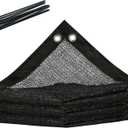 Royal Shade 50% Black Shade Cloth 8FT x 16FT Mesh Tarp with Grommets for Garden Patio, Plant Shading, Greenhouse, Pergola, Chicken Coop, Dog Kennel, Lawn (We Make Custom Size)
