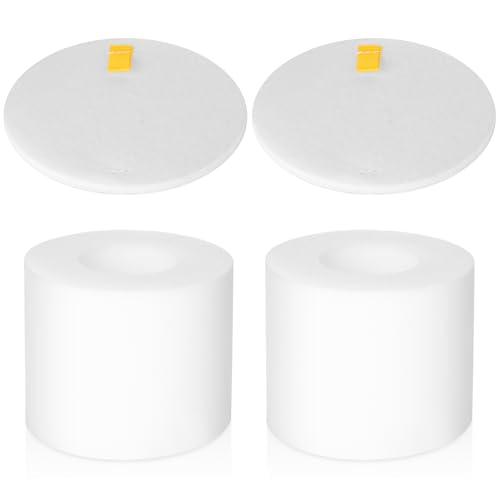 HOUSEMAX 2 Pack Foam & Felt Filters Replacement for Shark Rotator Powered Lift-Away Vacuum NV650, NV752, AZ1002, NV650W, NV652, NV750W, NV751, NV651, Replace Part XFF650 & XHF650
