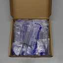 10 Pack Plastic Syringe Liquid Measuring Syringes Without Needle for Epoxy Resin, Craft, Scientific Labs, Feeding Pets Animals, Oil or Glue Applicator (10 ML)