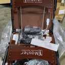 Master Massage 30" Roma Therma Top Heated Portable Massage Table, Wide Salon Spa Beauty Facial Bed with Adjustable Heating System, Face Pillow, and Carrying Bag (Black)