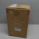 Mbillion 2.4 Gallons Brushed Silver Swing Lid Stainless Steel Trash Can