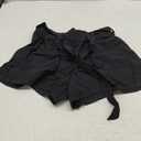 Womens Drawstring Shorts Plus Size Summer Casual Lightweight Adjustable Tie Knot Knee Length Shorts with Pockets 2XL