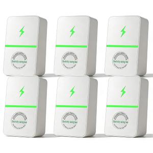 6 Pack Stopwatt SmartPlug Device, Stop Watt Device Plug-in for Home & Office US Plug 90V-250V 30KW
