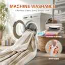 Simple Modern Vintage, Area Rug Machine Washable,Soft Floor Carpet Non Slip Non for Living Room Bedroom Home Decor Aesthetic (Beige/4x6) (Khaki)